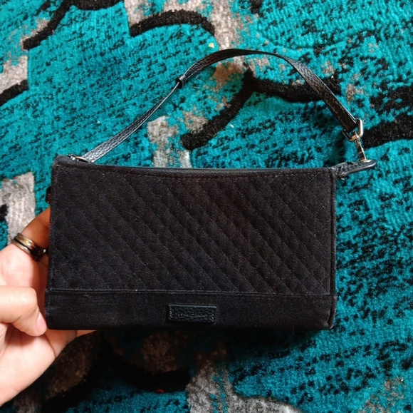 Vera Bradley Black  Wristlet and mini handbag bag - Picture 2 of 5
